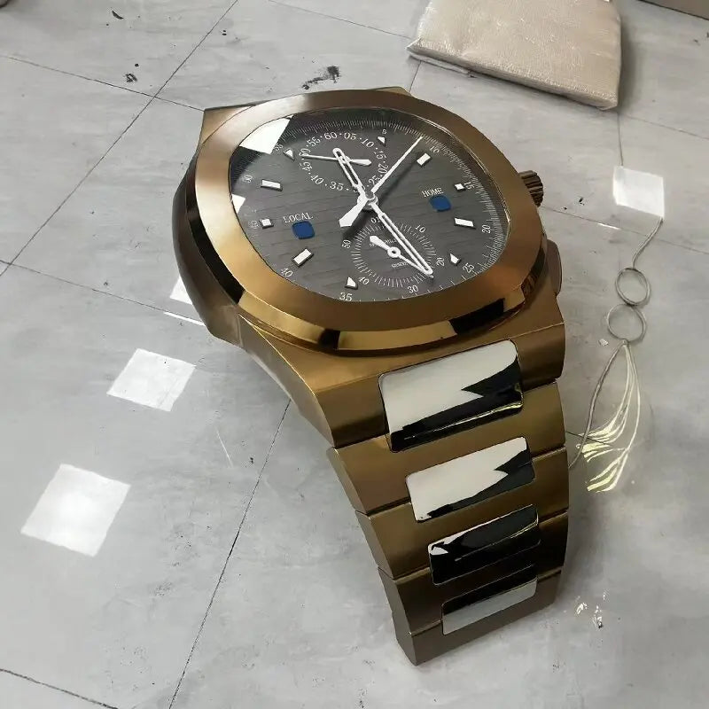 Designer Tempered Glass Watch Coffee Table