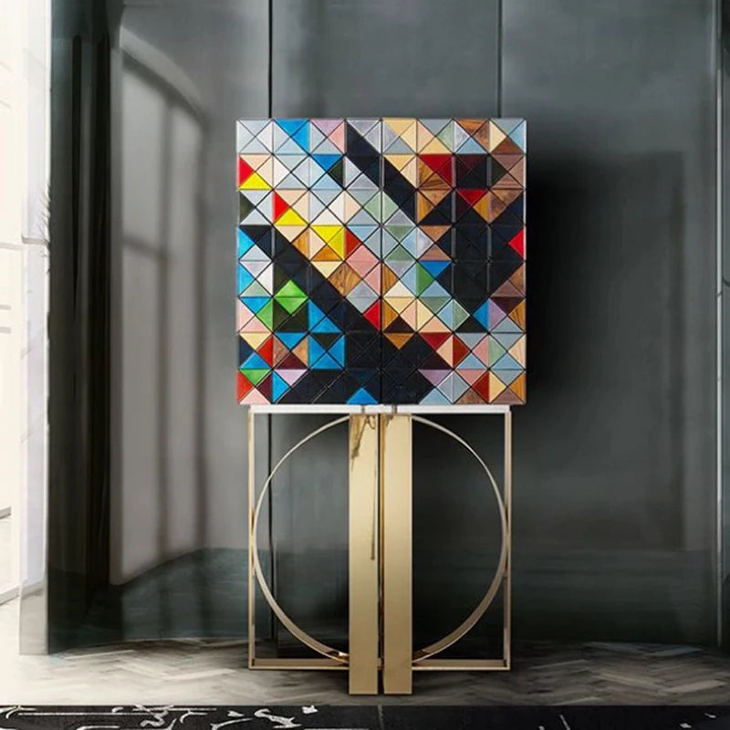 Luxury Paint Pixel Cabinet
