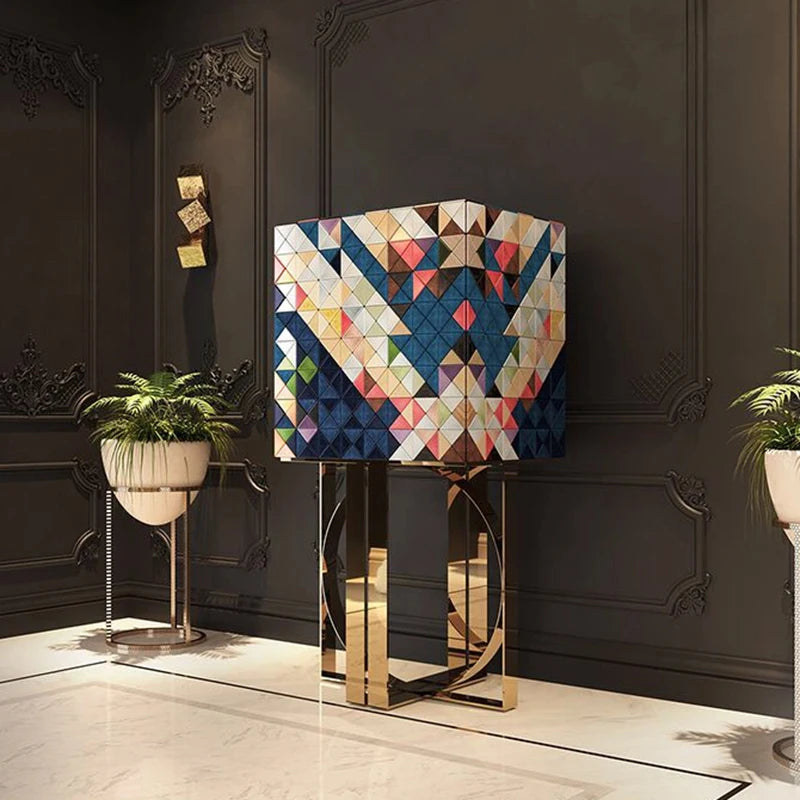 Luxury Paint Pixel Cabinet