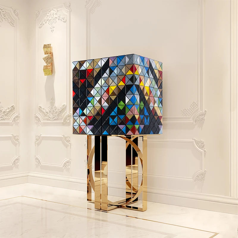 Luxury Paint Pixel Cabinet