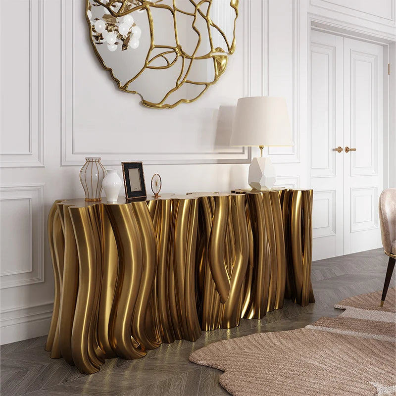 Luxury Fiberglass Console Table