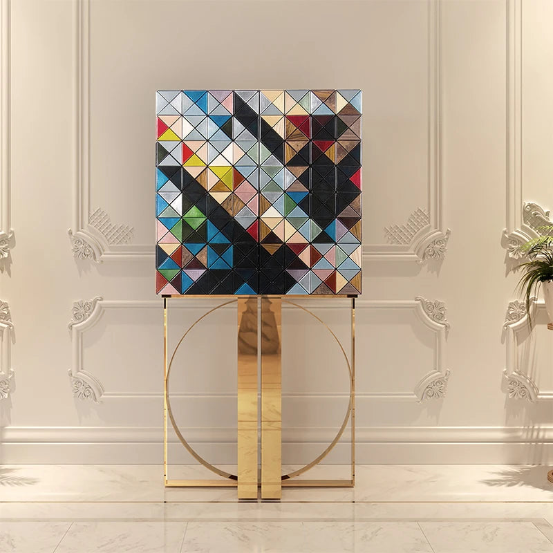 Luxury Paint Pixel Cabinet