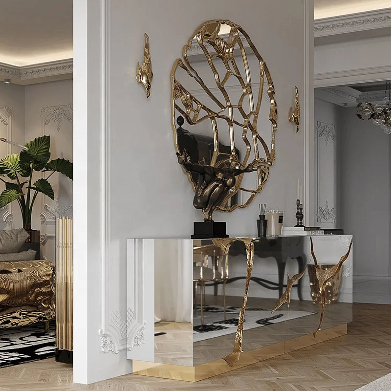 Pure Copper Wall-Mounted Mirror