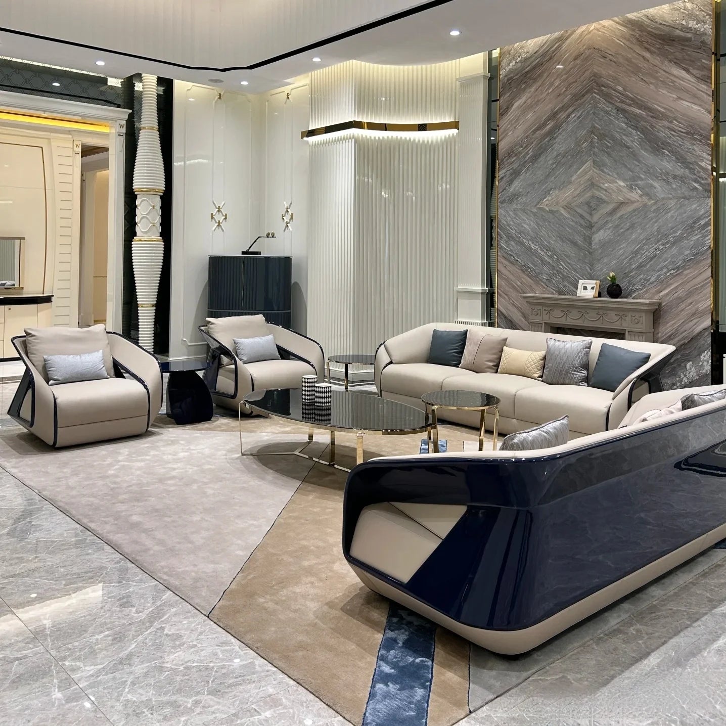 High-End Customizable Designer Luxury Sofa