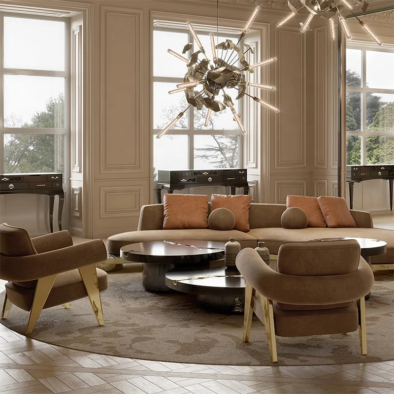 Beige Single Sofa Single Chair