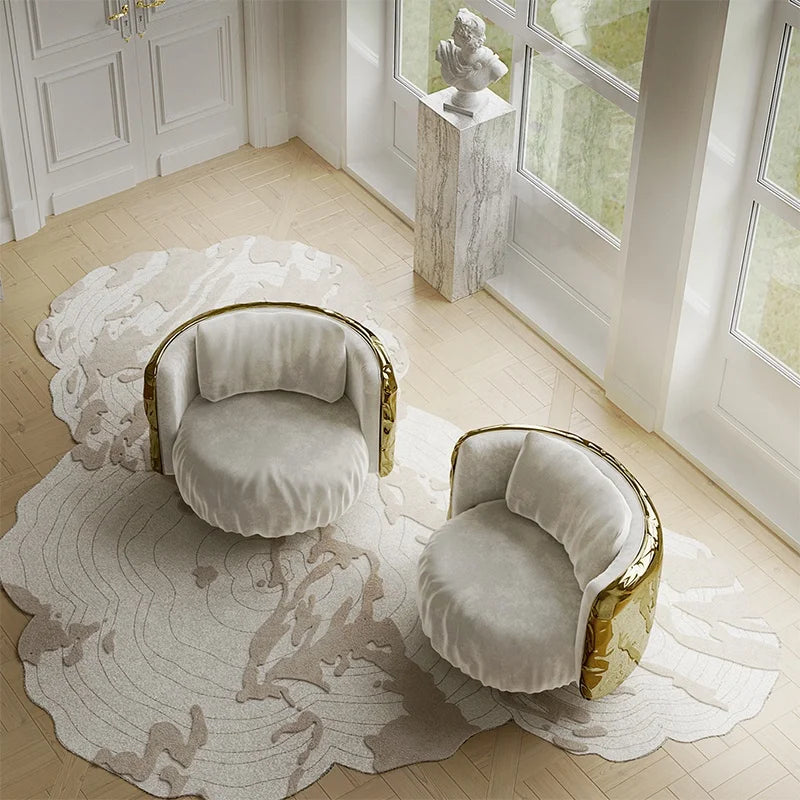 Light Luxury Upholstered Single Sofa Chair