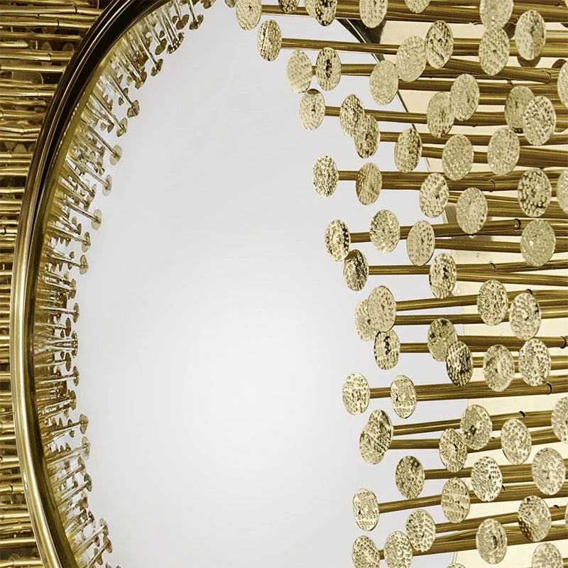 Dining Side Cabinet Decorative Mirror