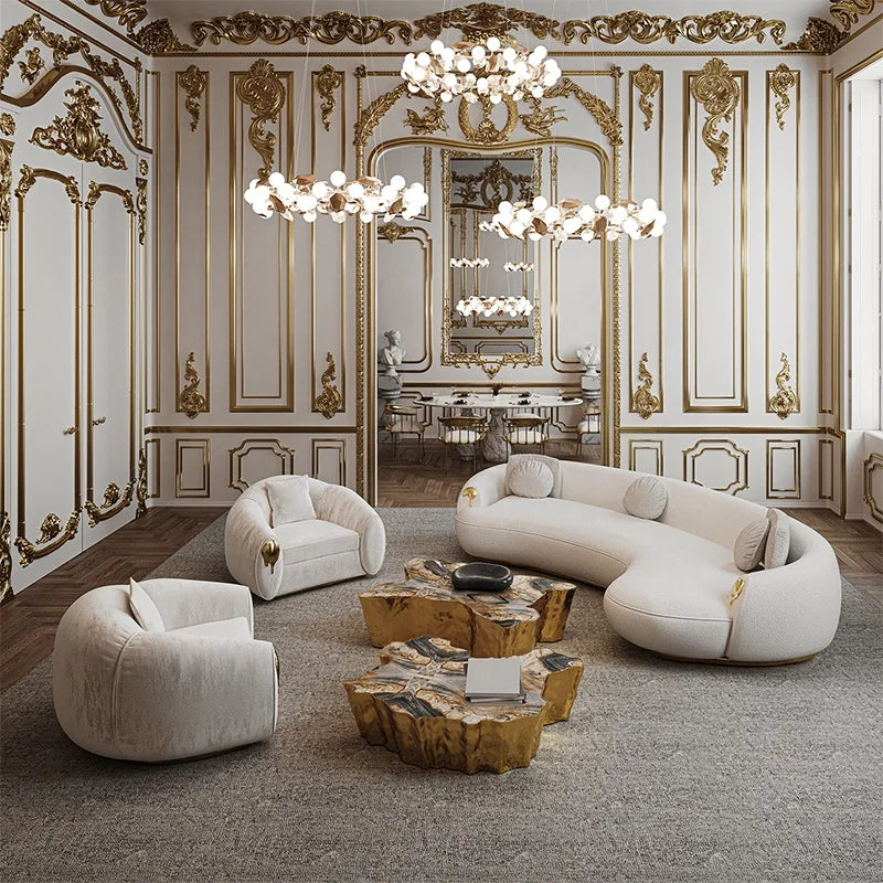 High-End Luxury Fabric Sofa