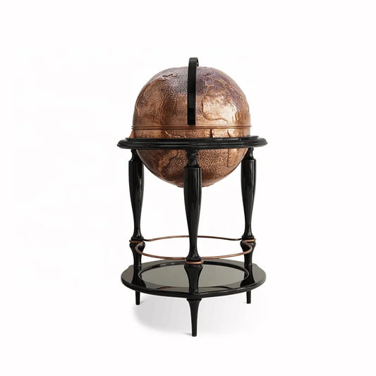 Globe round Trolley Wine Rack