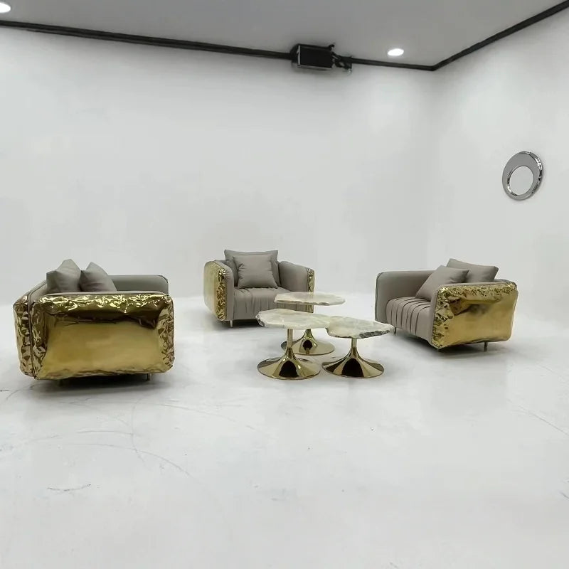 Living Room Straight Sofa Set