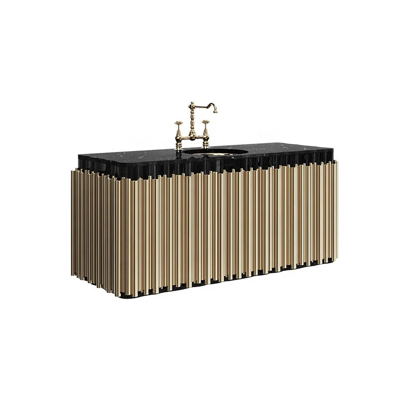 Luxury Home Bathroom Single Sink with cabinet