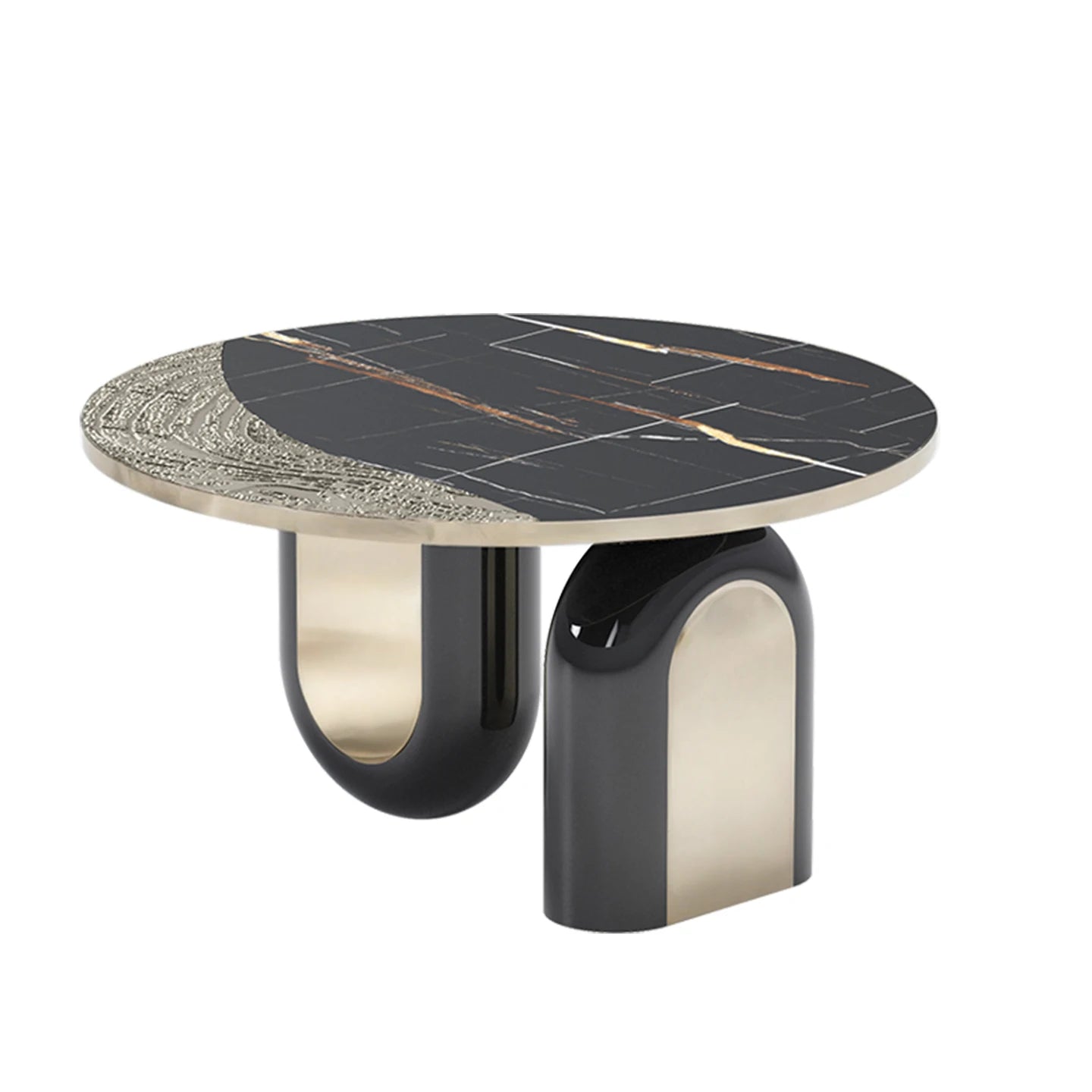 Designer Handmade Creative Natural Marble Oval Dining Table