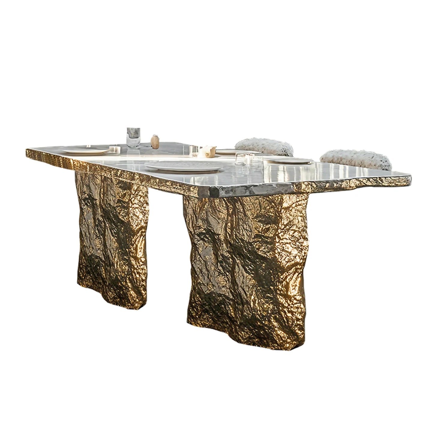 Advanced Natural Marble Rectangle Dining Table