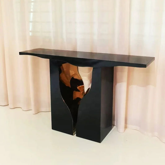 Modern Luxury Stainless Steel Console