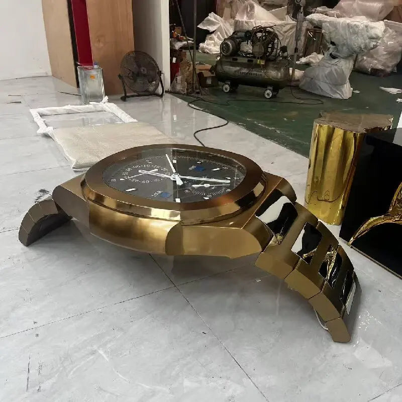 Designer Tempered Glass Watch Coffee Table