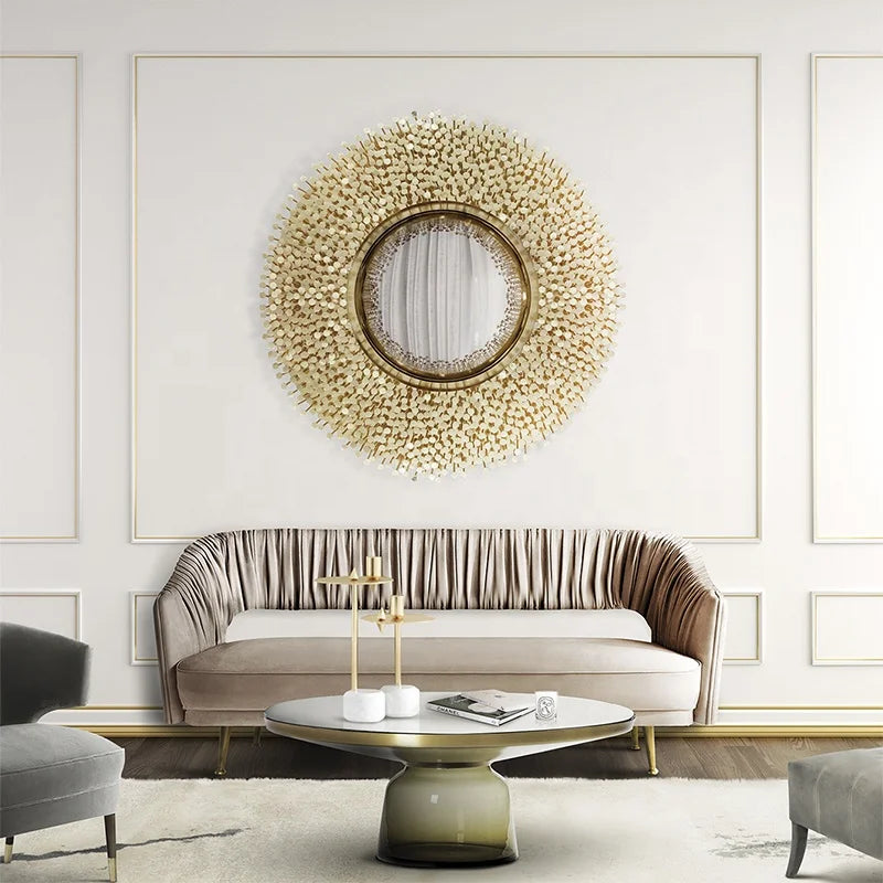 Dining Side Cabinet Decorative Mirror