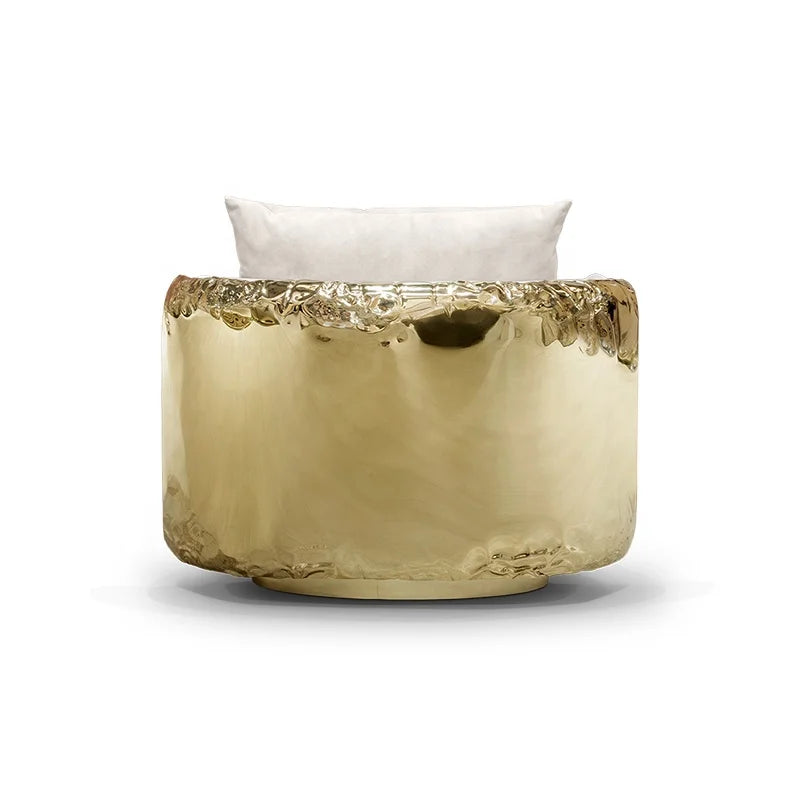 Light Luxury Upholstered Single Sofa Chair