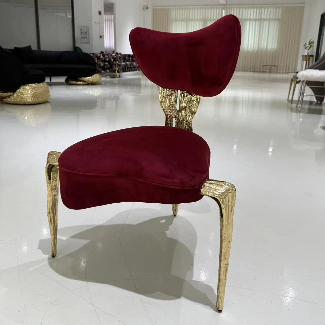 High-End Pure Copper Dining Chair