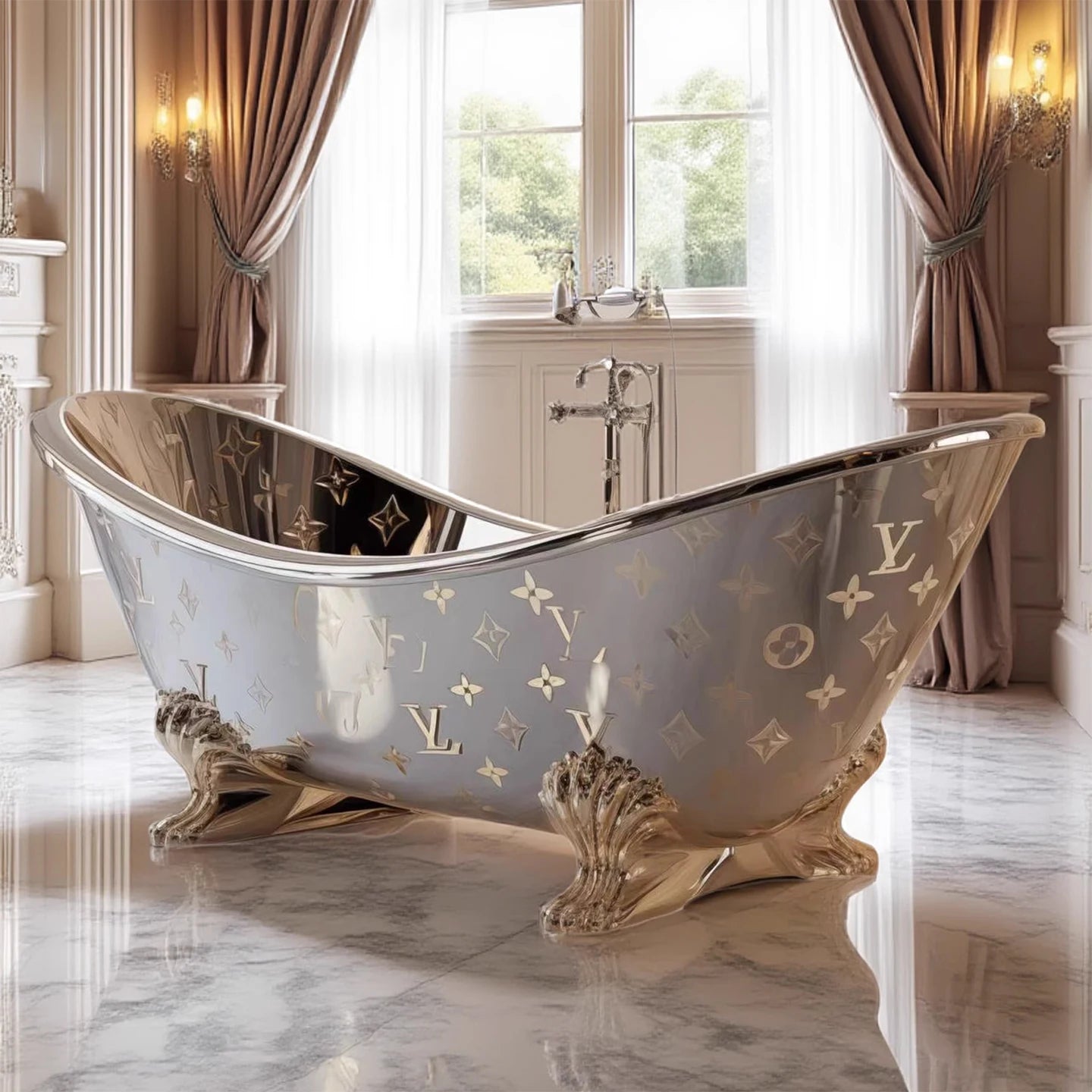 Creative Independent Art Bathtub