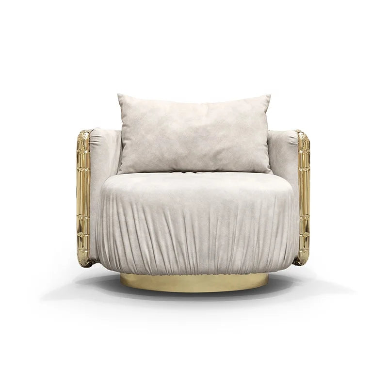 Light Luxury Upholstered Single Sofa Chair