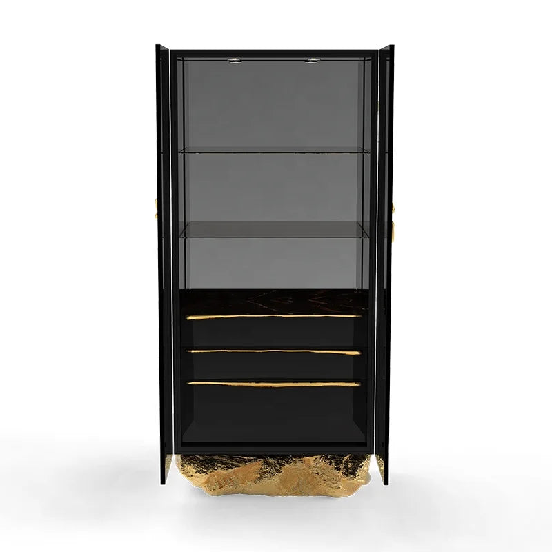 Light Luxury Pure Copper Decorative Cabinet