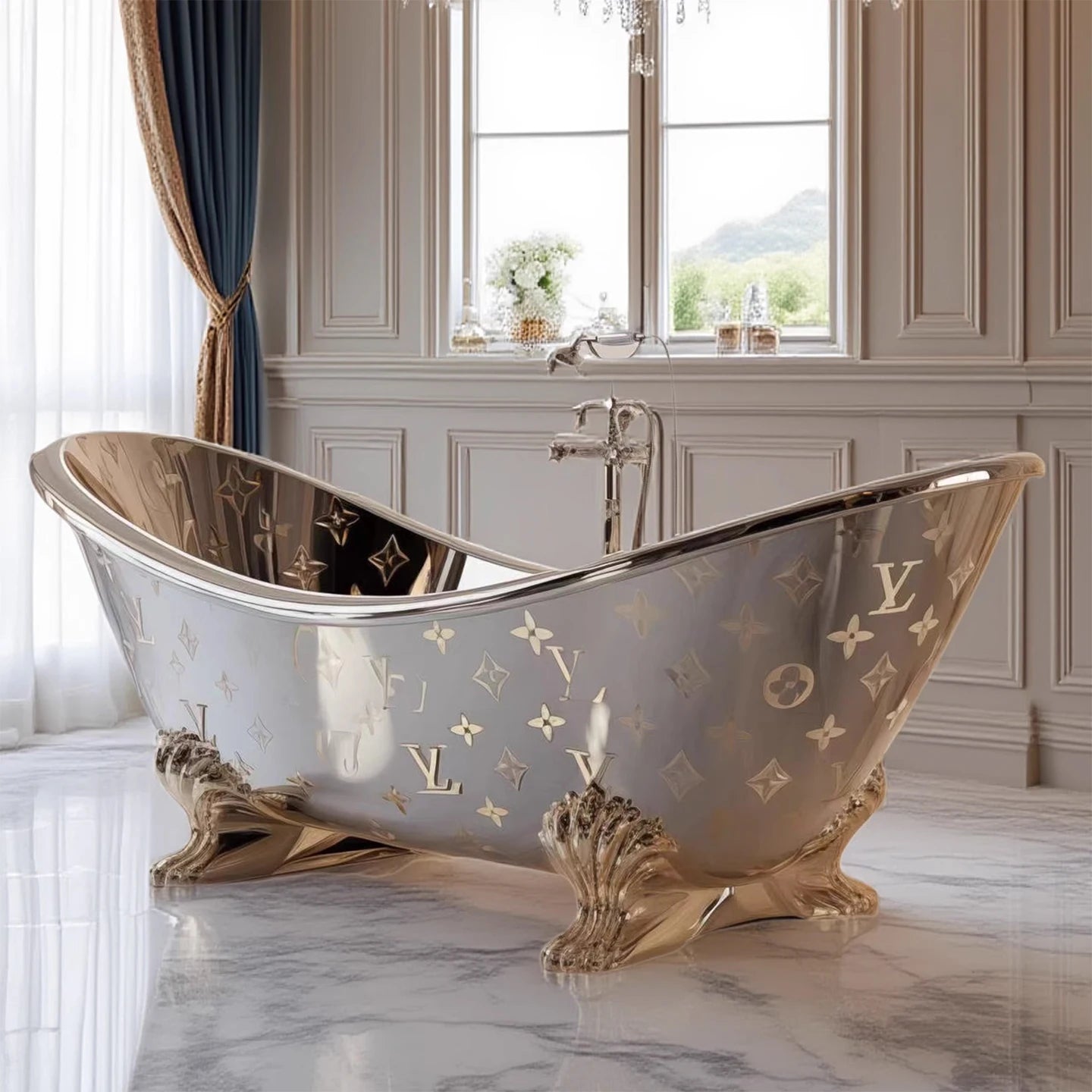 Creative Independent Art Bathtub