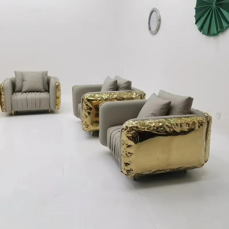 Living Room Straight Sofa Set