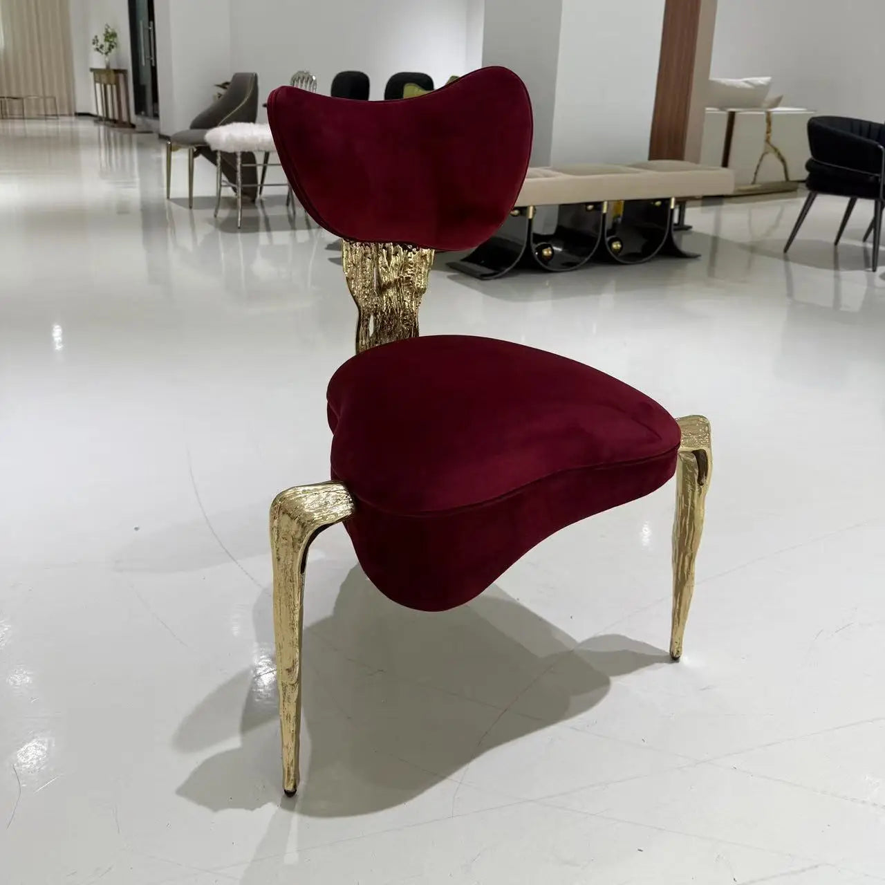 High-End Pure Copper Dining Chair