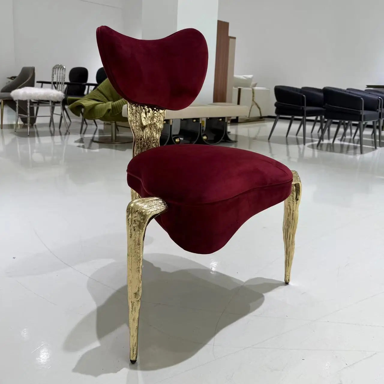 High-End Pure Copper Dining Chair