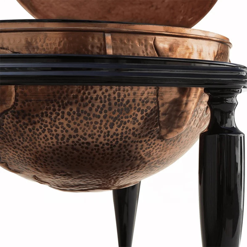 Globe round Trolley Wine Rack