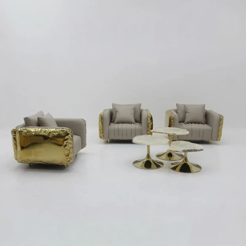 Living Room Straight Sofa Set