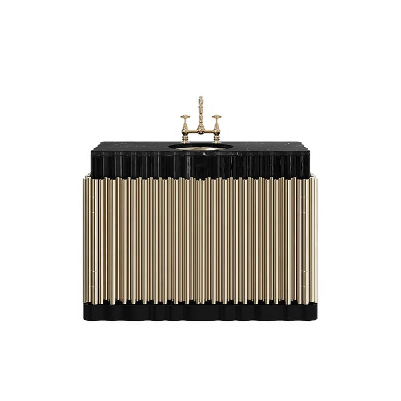 Luxury Home Bathroom Single Sink with cabinet