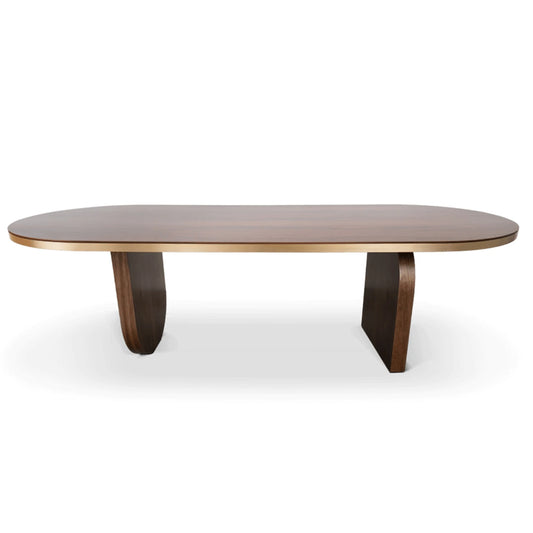 Designer Handmade Creative Natural Marble Oval Dining Table