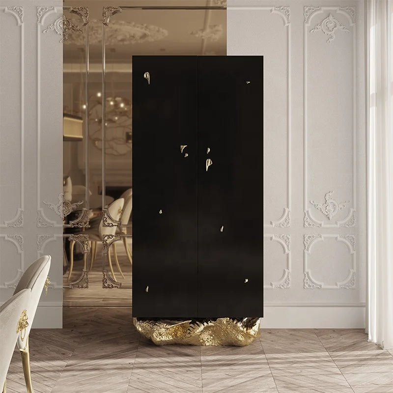 Light Luxury Pure Copper Decorative Cabinet