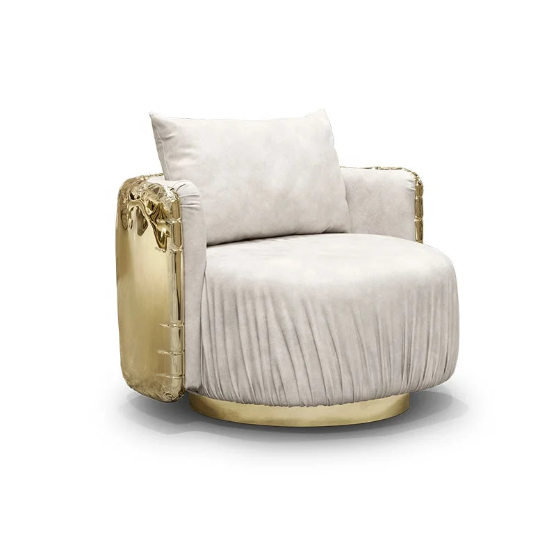 Light Luxury Upholstered Single Sofa Chair