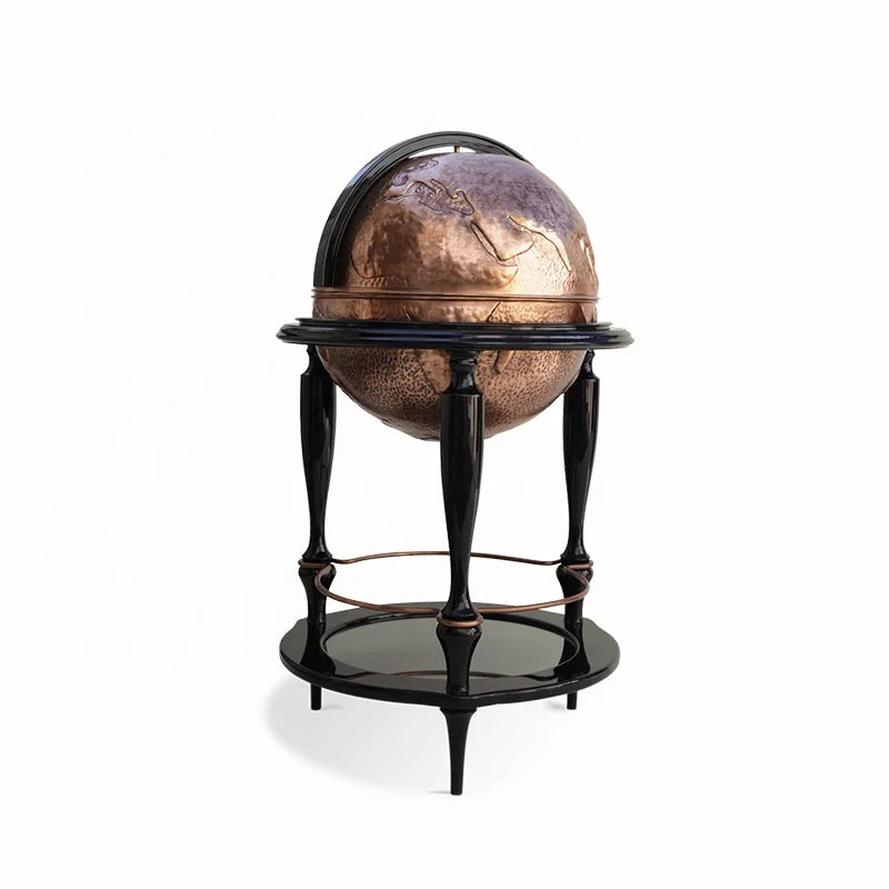 Globe round Trolley Wine Rack