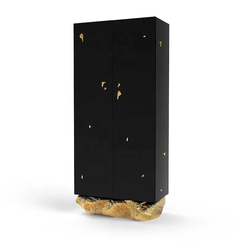 Light Luxury Pure Copper Decorative Cabinet